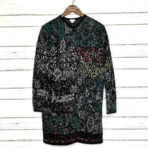 J. Jill Wool Blend Cardigan Duster Cardigan Size Small